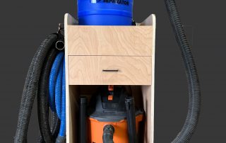 DIY Dust Collection Cart using a shop vacuum, dust separator, and automatic vacuum on off functionality.